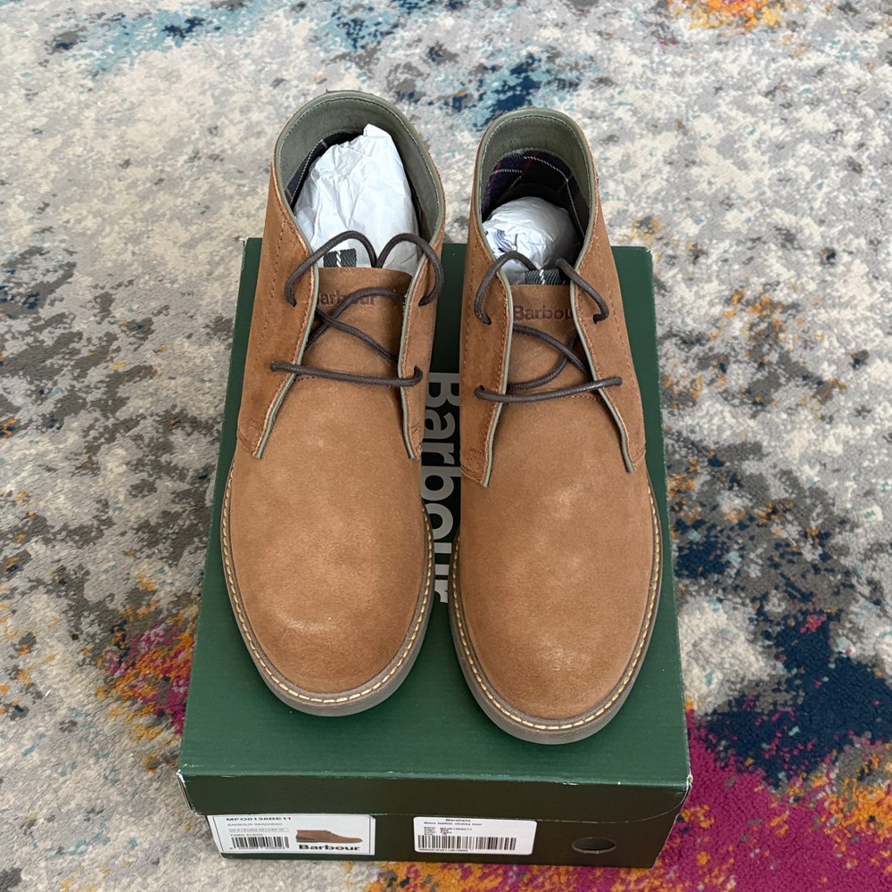 Men’s Barbour Brown Chukka Boots UK 9 - US 10